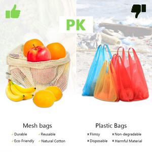 <span class=keywords><strong>Tienda</strong></span> de comestibles y bolsas de almacenamiento con la <span class=keywords><strong>tara</strong></span> peso Amazon Venta caliente reutilizable algodón orgánico bolsas - Product Image 1