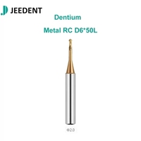 Fraise dentaire Dentium RC D6 résistante à l'usure, haute précision, pour alliage métallique, outils de découpe pour laboratoire dentaire CAD CAM