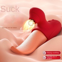Vibrateur lingual Honey pour femmes, jouet sexuel de succion, de fouettage et de léchage ; Masseur lingual ; Jouet de flirt pour couples Factory