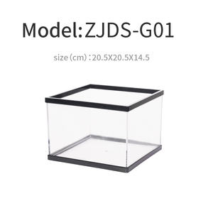 Kotak Makan Reptil ZJDS-G L Akrilik Transparan Tinggi untuk Lanskap Kandang Hewan Peliharaan Akuarium - Product Image 2