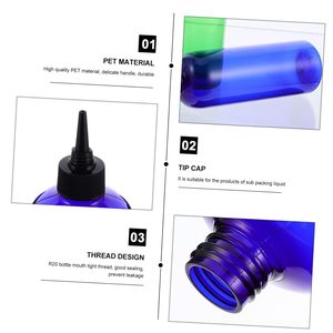 Hot bán 4 oz nhựa bóp chai với Twist-on nắp có nắp đậy nước sốt dầu ô liu chai với bóp Nắp - Product Image 6