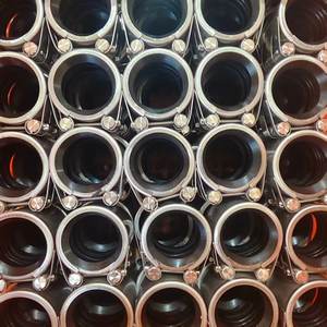 Соединительная муфта из нержавеющей стали 304316 с резиновым уплотнением, PN32, для трубопроводов воды/нефти/газа, коррозионностойкая - Product Image 6