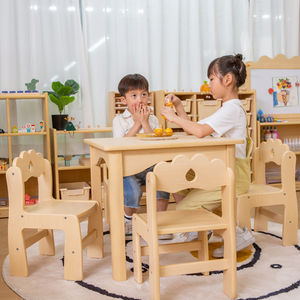 TOP asilo nido moderna scuola materna in età prescolare mobili <span class=keywords><strong>Montessori</strong></span> scuola materna per bambini sedia da tavolo - Product Image 2