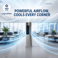Aire Acondicionado Portátil Ahorrador de Energía Airwens 14000BTU, Frío/Calor, Silencioso, Móvil para Interiores con Ruedas
