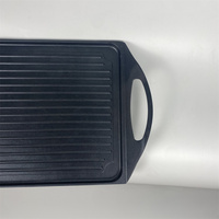 Poêle-gril multifonction en aluminium durable 47*28cm avec revêtement en granit, ensemble de batterie de cuisine
