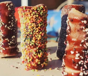 Four à gâteaux cheminée de table à 8 rouleaux pour la production de pâtisseries spirales sucrées destinées aux cafés et confiseries - Product Image 2