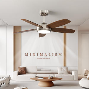 Ventilateurs de plafond pour salon, style <span class=keywords><strong>ancien</strong></span> et nouveau, plafond de salle à manger, puissance du vent élevée, <span class=keywords><strong>lustre</strong></span> simple - Product Image 1