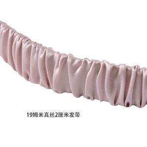 Bandeau en soie 22 mm, 2 cm, 100% pure soie de mûrier, élastique, antidérapant, pour spa, yoga, sport - Product Image 4