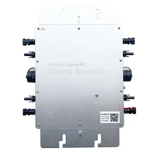 2800W Solar Microinverter DC22V to 60V AC110V 230V Pure Sine Wave Output with WIFI