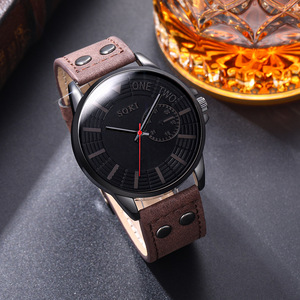 ชุดนาฬิกาควอตซ์ปฏิทินธุรกิจลำลองแฟชั่นผู้ชาย <span class=keywords><strong>soki</strong></span> - Product Image 3