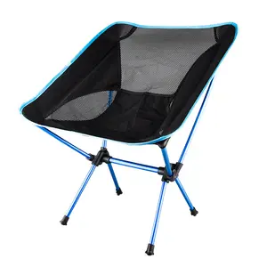 Camping Vissen Opvouwbare Maanstoel Ultralichte Hoge Kwaliteit Draagbare Stoelen Strand Wandelen Picknick Stoel Tuinmeubilair