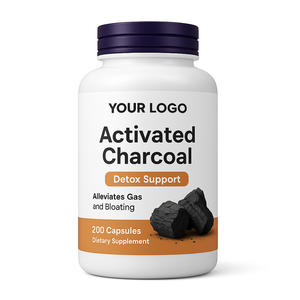 Cápsulas de <span class=keywords><strong>Carbón</strong></span> Activado - Promueven la Desintoxicación y la Salud Digestiva, Suplemento <span class=keywords><strong>Natural</strong></span> de Grado Alimenticio para Adultos - Product Image 1