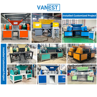Trituradora de Metal de Doble Eje para Automóviles VANEST, Trituradora de Telas Textiles, Papel, Alambre de Cobre, Latas de Aluminio, Madera y Neumáticos