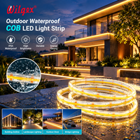 Bande lumineuse LED COB en silicone étanche IP67 24V facile à installer, flexible, 720 LED, longueur personnalisée, décoration intérieure, bar