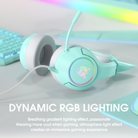 Onikuma China Großhandel K9 RGB 3,5mm Schwarz LED Playstation 5 Headset Mikrofon Professionelle Geräuschunterdrückung USB-Kopfhörer