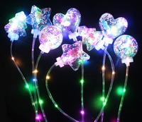 Lanterne à ballon à ondes lumineuses LED portable, jouet coloré pour enfants, marché nocturne, Noël, Halloween, remise de diplôme