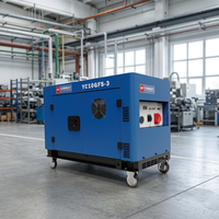 Groupes électrogènes diesel silencieux SDEC YUCHAI 2,8KW-18KW à démarrage automatique, châssis ouvert, ATS, 50Hz