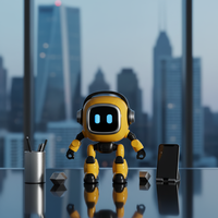 Robot Portátil DeepSeek con IA - Chat de Voz Inteligente en 37 Idiomas, Compañero de Escritorio Interactivo y Asistente de IA para Profesionales de la Tecnología