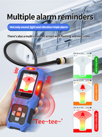 Détecteur de fuite de réfrigérant infrarouge Aikesi pour l'entretien de la climatisation automobile, écran LCD, protection IP67, réfrigérant R454b, 1 an