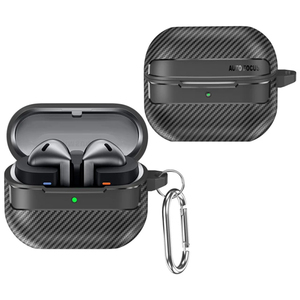 Sợi Carbon Bảo Vệ Trường Hợp Đối Với Samsung <span class=keywords><strong>Galaxy</strong></span> Nụ 3/3 Pro Trong Suốt Mềm TPU Chống Sốc Bìa New <span class=keywords><strong>Bluetooth</strong></span> Tai Nghe Trường Hợp - Product Image 1