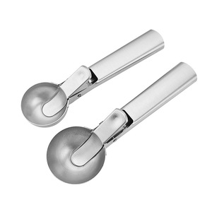 Stainless Steel Ice Cream Scoop Ball Scoop Easy Release For Household Use - Product Image 1
