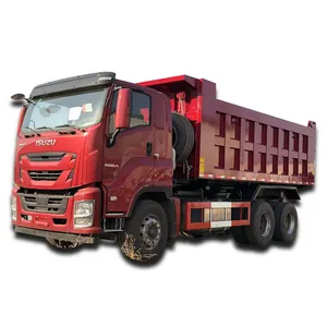 Merek Baru ISUZU GIGA 6X4 Dump Truck 10 Wheeler 380hp untuk Transportasi Konstruksi