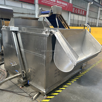Machine automatique de friture de chips de banane de chauffage d'électricité Friteuse de frites de pomme de terre