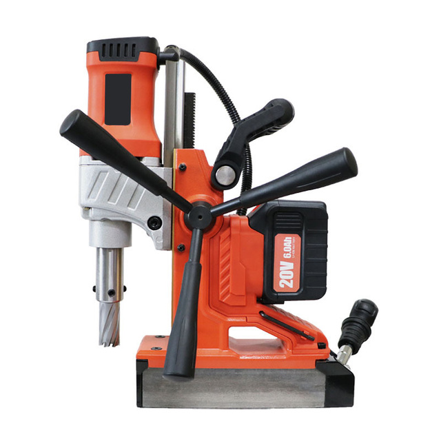 1100W Cordless Magnetic Drill 35MM Heavy Brushless Duty Magnetic Drilling Machine Rechargeable Battery Drilling Tool