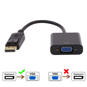 อะแดปเตอร์แปลงสัญญาณ Dp เป็น Vga 1080P ตัวแปลงวิดีโอสำหรับแล็ปท็อปพร้อมขั้วต่อตัวเมีย - Product Image 3