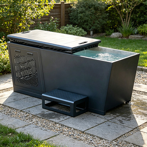 ICEMEND Bañera de Inmersión Fría con Revestimiento de Acero Inoxidable, Bañera de Hielo para Atletas con Enfriador de Agua Inteligente de 1HP - Product Image 4