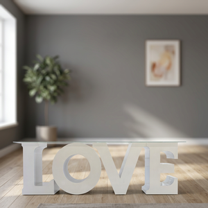 Modern Design Customized Alphabet <b>Solid</b> <b>Wood</b> Table Top Glass Coffee Tables Ardena CT-001 Stable Wholesale Cheap Home Furniture - Product Image 4
