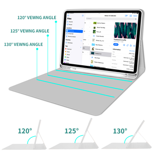 Trường hợp bàn phím cho <span class=keywords><strong>iPad</strong></span> <span class=keywords><strong>Pro</strong></span> 2nd/3rd/4th thế hệ 11 "với bàn phím có thể tháo rời và chủ bút chì - Product Image 2