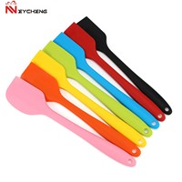 Spatule en silicone de grande taille résistante à la chaleur ustensiles de cuisine pâtisserie gâteau outils de cuisson spatule en silicone antiadhésive avec noyau en fer