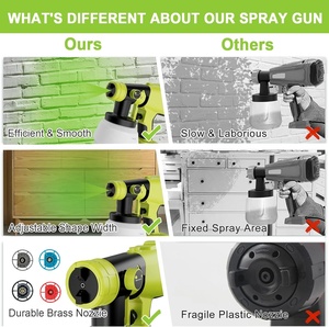 Pistola <span class=keywords><strong>de</strong></span> Pintura Inalámbrica para Batería Ryobi <span class=keywords><strong>de</strong></span> 18V, Pistola <span class=keywords><strong>de</strong></span> Pintura Eléctrica Portátil para <span class=keywords><strong>Pintar</strong></span> Techos, Cercas, Gabinetes, Paredes - Product Image 6