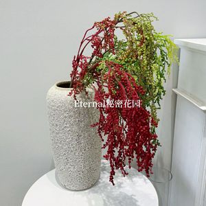 Décoration murale artificielle en forme d'épis de riz suspendu Secret Garden, branche unique, pour mariage et décoration intérieure - Product Image 1