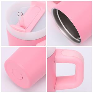 Vaso Térmico de Acero Inoxidable de 14 Oz con Asa, Gran Capacidad, Portátil, para Camping y Auto, Personalización de Diseño - Product Image 5