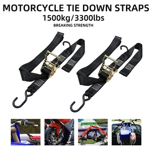 2pk OEM 2 "geniş ağır motosiklet yağ kayışı römork kiti kauçuk kaplı mandal kanca ile cırcırlı gerdirme kayış - Product Image 2