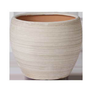 Maceta de Cerámica de Diseño Minimalista y Adorno de Piso con Planta en Maceta para Decoración del Hogar - Product Image 1
