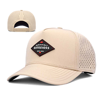 Cappellino da Baseball Perforato al Laser con Patch in Gomma, Asciugatura Rapida, Impermeabile, per Golf, Viaggi e Outfit Casual