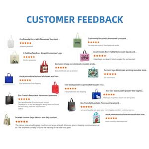 <span class=keywords><strong>Borsa</strong></span> per la Spesa Personalizzata Huahao in Tessuto Non Tessuto con Manici, per Abbigliamento, Frutta, Uso Quotidiano, Riutilizzabile ed Ecologica - Product Image 6