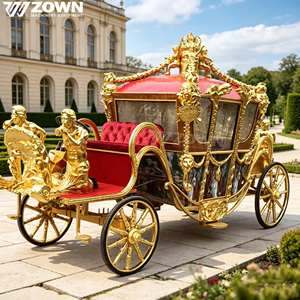 Magnifique sculpture de cheval royal, calèche de mariage, chariot à chevaux et calèches - Product Image 1