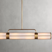 Lampe suspendue de table à manger nordique Offre Spéciale au design italien Lustre de cuisine à longueur personnalisée Éclairage simple pour bar