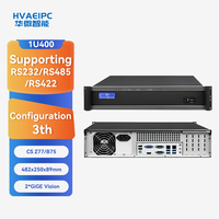 Ordinateur embarqué HVAEIPC HW-2U Intel 3ème-14ème génération Core i5/i7, double LAN, 2xCOM RS232/422, VGA/4x PCIe, demi-hauteur, 16 Go de RAM, en stock