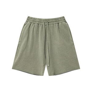 Retro High Street Sports <b>Shorts</b> <b>Men's</b> High-Quality Summer Heavy Terry Loose - Product Image 1