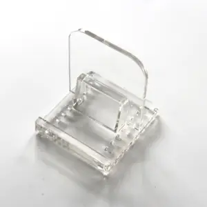 廉价塑料亚克力透明透明桌面书桌倾斜可调移动手机智能手机展示架支架支架