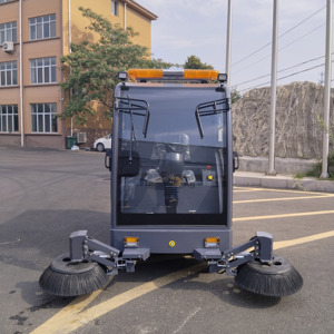 Mini balayeuse robotisée autoportée électrique pour <span class=keywords><strong>parking</strong></span>, aspirateur et laveuse de sols à batterie - Product Image 5