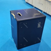 Caja de Salto de Alta Calidad con Bordes Suaves Antideslizantes, Equipo de Entrenamiento de Fuerza para Gimnasio, Caja Pliométrica Negra para Ejercicios de Rebote