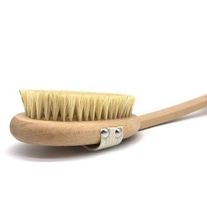 Nuevo cepillo de baño de cuerpo de ducha seco trasero de cerdas Sial naturales personalizadas de alta calidad y hermoso diseño - Product Image 4