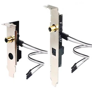 Tarjeta de sonido Pci Spdif, soporte de audio digital coaxial óptico, interfaz chapada en oro, 2 canales internos para PC - Product Image 1