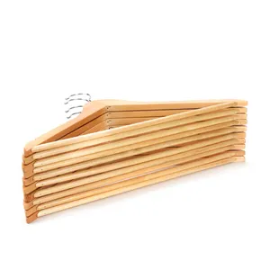 Wood Hanger Free Sample China Manufacture Wooden Hangers Clothes Coat Hanger For Wholesale